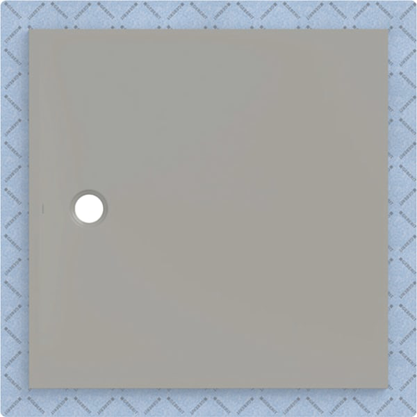 GE CleanFloor30 Duschfläche 120 x 120 cm integriert, mit Dichtvlies, grau matt