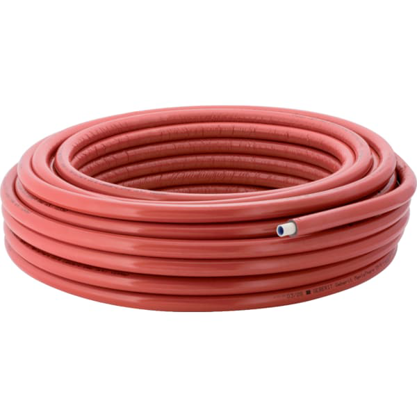 GE Systemrohr ML, Therm rund vorgedämmt 6mm Rollenware d20, L:50m rot