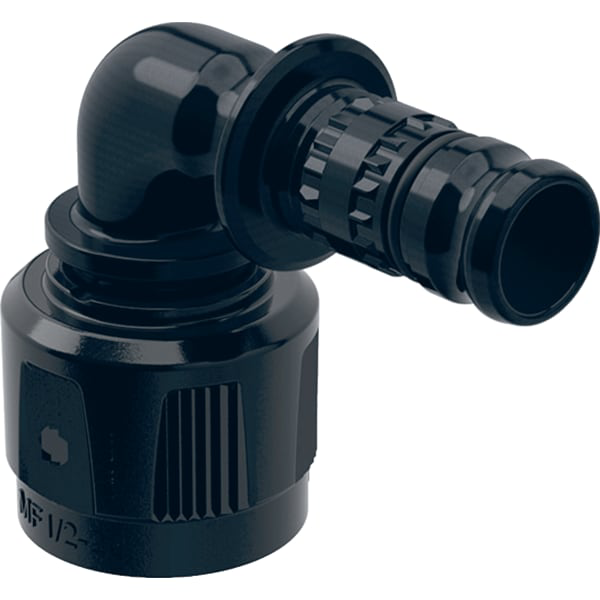 GE Mepla Übergangswinkel 90Gr mit MasterFix PVDF d20-MF20