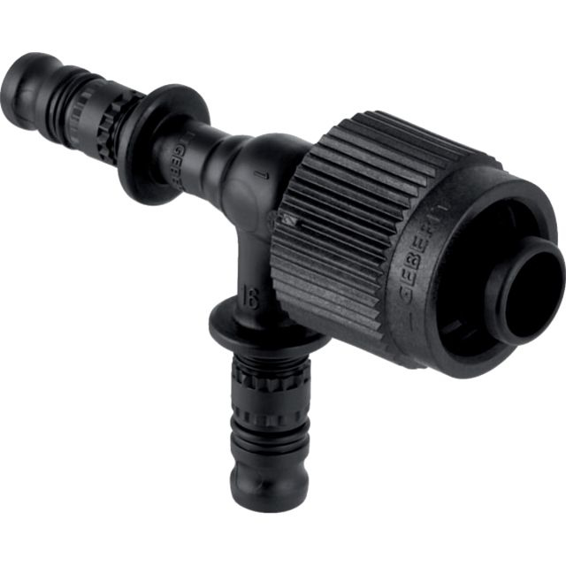 Mepla Übergangs-T-Stück mit Adapter MeplaFix PVDF d16-d16-MF20