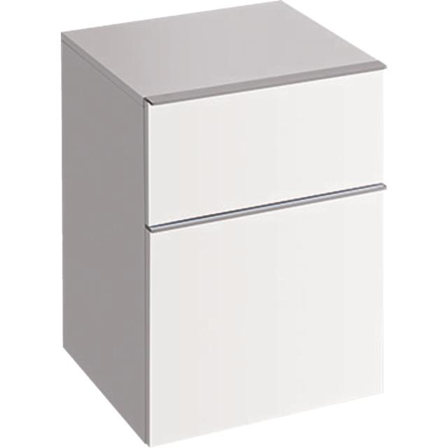 iCon Seitenschrank mit 2 Schubladen 45x60x47,7cm, weiß hochglanz