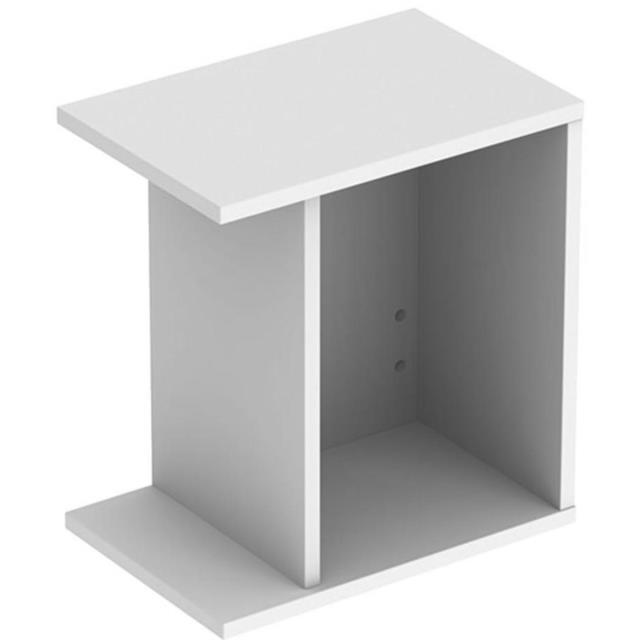 iCon Seitenelement mit Staubox 37x40x24,5cm, weiß matt