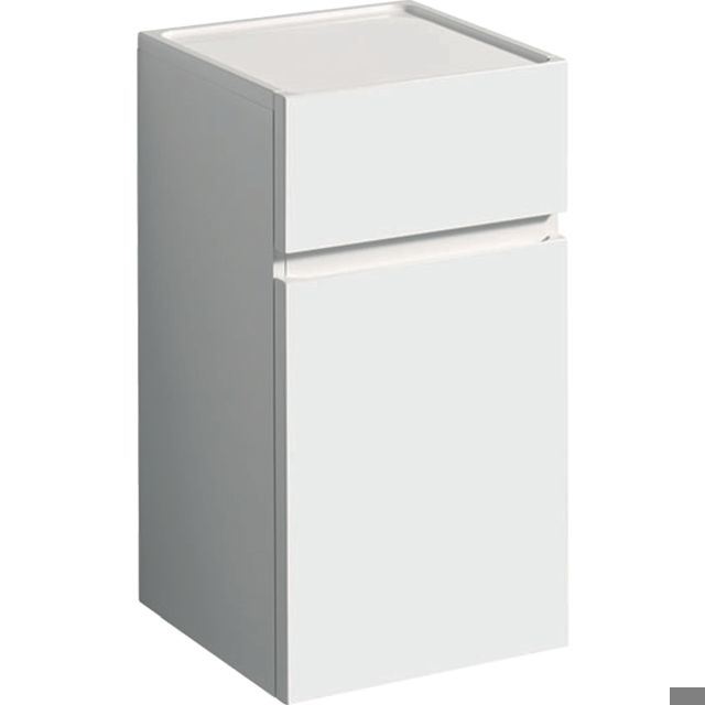Renova Plan Seitenschrank m. 1 Tür 1 Schublade, 39x70x36cm, weiß