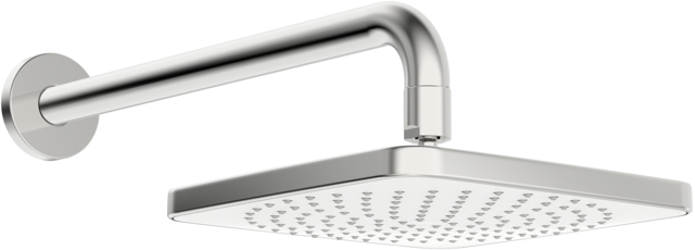 HA Kopfbrause HANSABASICJET Style 4436 1-strahlig 200x200 mm Ausld. 348 mm chr