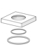 HA Ros. HANSA 59914211 75x75 mm chr