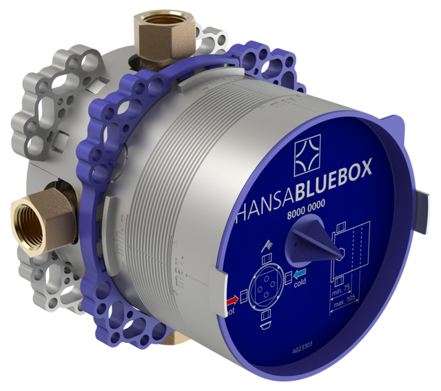 HA UP-Rohbauset Bade- und Brausearmatur HANSABLUEBOX 8000 G1/2 DN15