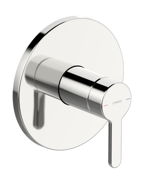 HA EHM FM-Set f. Brausebatt. HANSADESIGNO Style 8110 Ros. rund chr