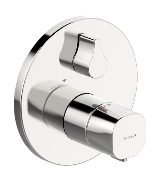 HA FM-Set f. Wafü/Br. HANSALIVING 8114 Ros. rund DN15 chr