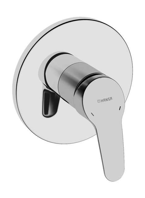 HA EHM FM-Set f. Brausebatt. HANSAMIX 8185 Ros. rund chr