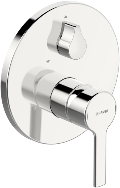 HA EHM FM-Set f. Wafü/Br. HANSARONDA 8384 Ros. rund m. Sicherungseinr. chr