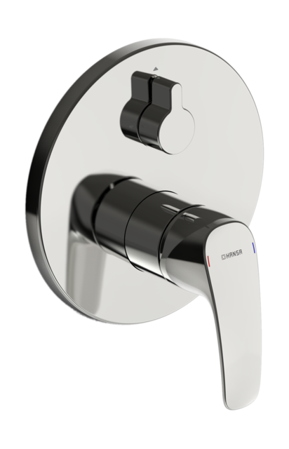 HA EHM FM-Set f. Wafü/Br. HANSAPINTO 8528 Ros. rund m. Sicherungseinr. chr
