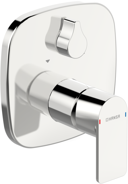 HA EHM FM-Set f. Wafü/Br. HANSASTELA 8784 Ros. soft edge chr