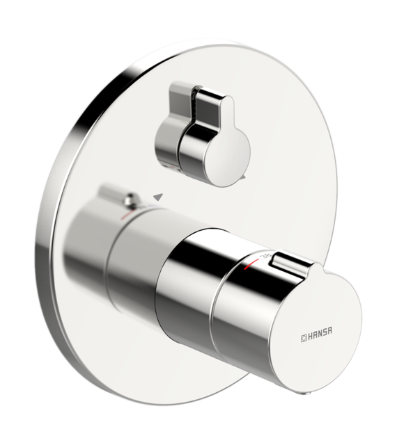 HA FM-Set f. Wafü/Br. HANSAHOME 8862 Ros. rund m. Sicherungseinr. chr