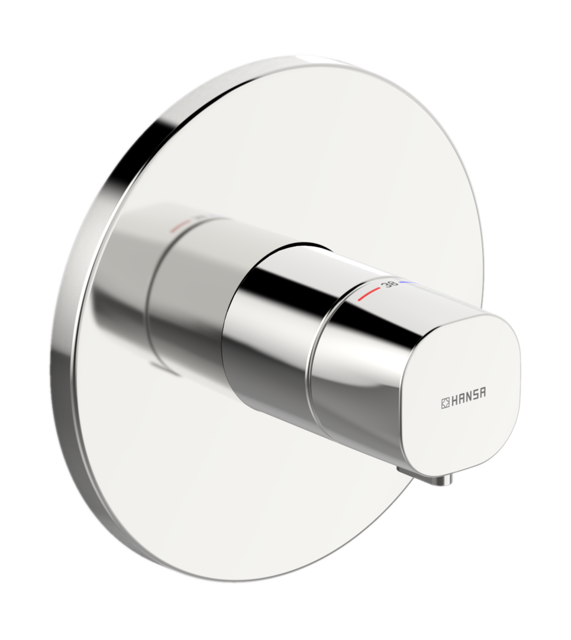 HA FM-Set f. Brausebatt. HANSALIVING 8866 Ros. rund chr