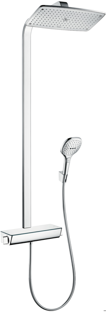 Colonne De Douche Hansgrohe Raindance Select Chromée Avec Pommeau 360 Mm Air Power