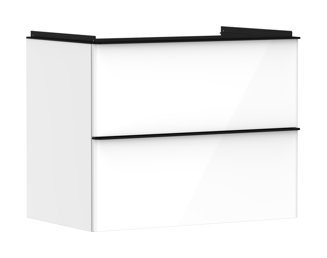 HG Waschtischunterschrank Xelu Q we hgl 780x475mm mit 2 SK für WT MSW