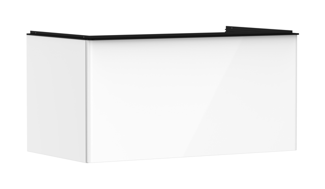 HG Waschtischunterschrank Xelu Q we hgl 980x540mm 1SK f.Kons./AWT ge MSW