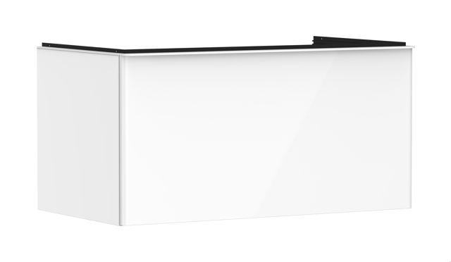 HG Waschtischunterschrank Xelu Q we hgl 980x540mm 1SK f.Kons./AWT ge MW