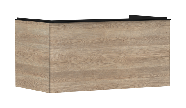 HG Waschtischunterschrank Xelu Q ECHN 980x540mm m.1SK f.Kons.m.AWT ge MSW