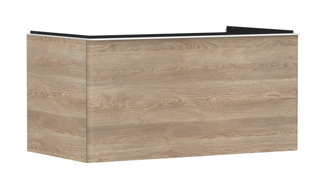 HG Waschtischunterschrank Xelu Q ECHN 980x540mm m.1SK f.Kons.m.AWT ge MW