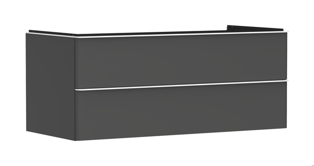 HG Waschtischunterschrank Xelu Q DGM 1180x540mm m.2 SK f.Kons.m.AWT MW