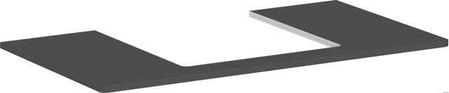 HG Konsole Xelu Q 980x540 mm m.Aus.mittig f.AWT ge 500x480 mm DGM