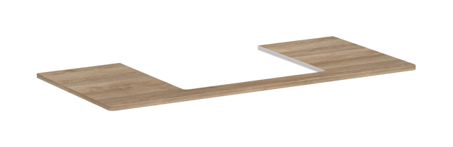 HG Konsole Xelu Q 1180x540 mm m.Aus.mittig f.AWT ge 600x480 mm ECHN