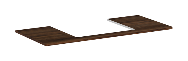 HG Konsole Xelu Q 1180x540 mm m.Aus.mittig f.AWT ge 600x480 mm NBD