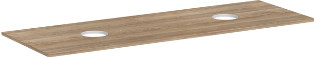 HG Konsole Xelu Q 1560x540 mm mit 2 Ausschnitten für AWT o.Hl.ECHN