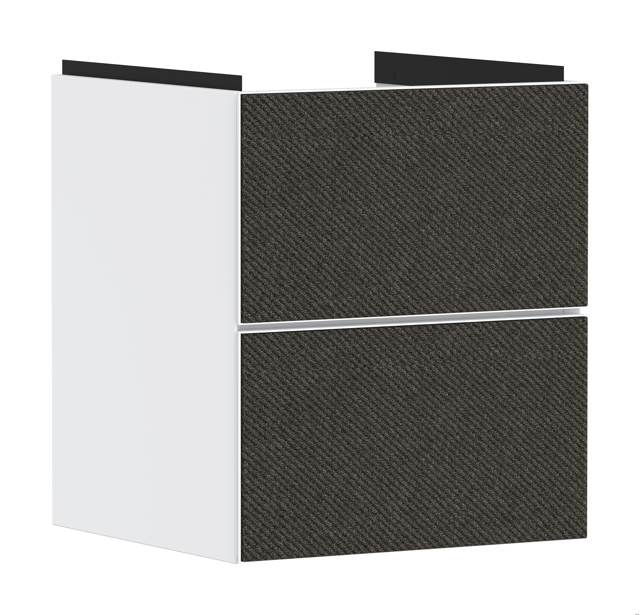 HG Waschtischunterschrank Xevolos E MW 480/475mm mit 2 Schubkästen für HWB TDG