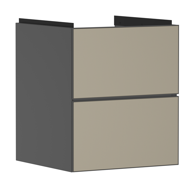 HG Waschtischunterschrank Xevolos E Sgma 480/475mm mit 2 Schubkästen für HWB BZs