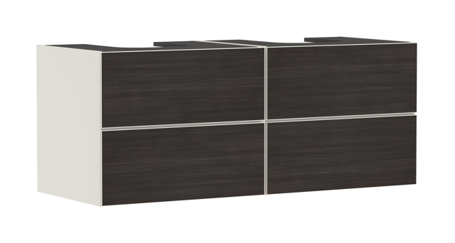 HG Waschtischunterschrank Xevolos E Sbma 1370/550mm mit 4 SK f.Kons.m.WT ge ECHD