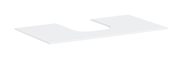 HG Konsole Xevolos E 980/550mm m.Ausschnit.mi.f.WTge 600/480mm Mattweiß