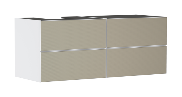 HG Waschtischunterschrank Xevolos E MW 1370/550mm m.4SK f.Kons.m. AWT ge li BZs