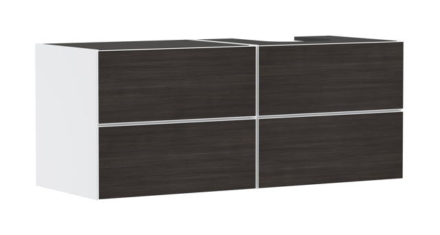 HG Waschtischunterschrank Xevolos E MW 1370/550mm m.4SK f.Kons.m.AWT ge re ECHD