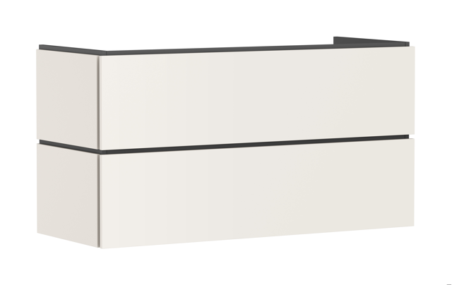 HG Waschtischunterschrank Xilesa E 1180x470mm 2 Schubkästen Waschtisch SBma