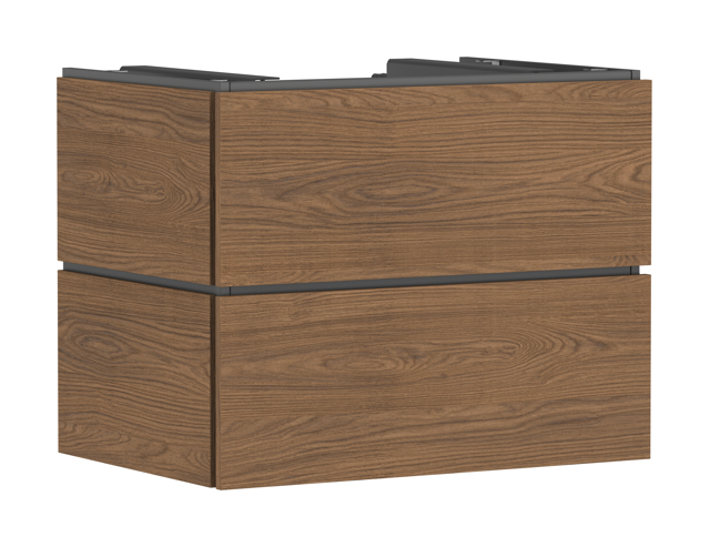 HG Waschtischunterschrank Xilesa E 780x550mm 2SK f.Ko.m.AWT/AWTge ECHK