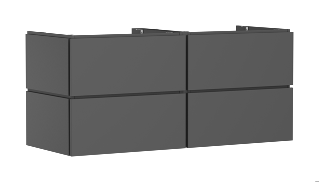 HG Waschtischunterschrank Xilesa E 1375x550mm 4SK Ko.m.AWT/AWTge SGma