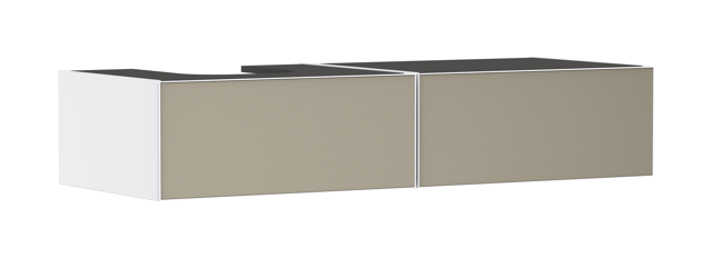 HG Waschtischunterschrank Xevolos E MW 1370x550mm m.2SK f.Kon.AWT/AWTge li.BZs