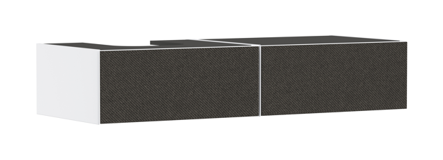 HG Waschtischunterschrank Xevolos E MW 1370x550mm m.2SK f.Kon.AWT/AWTge li.TDG