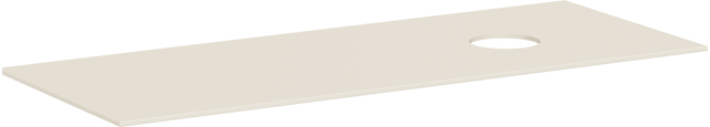 HG Konsole Xevolos E 1370x550 mm m.Ausschnitt re.f.AWT o.Hahnloch SBma