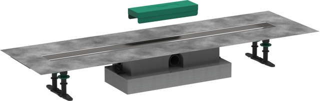 HG Komplettset uBox universal für flache Installat.900mm für DR FS