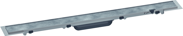 HG RainDrain Rock Duschrinne 700 mm kürzbar und befliesbar