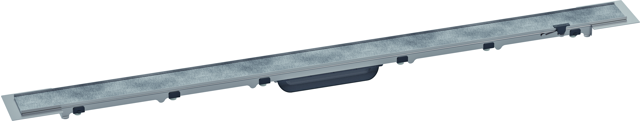 HG RainDrain Rock Duschrinne 1100 mm kürzbar und befliesbar