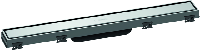 HG RainDrain Match Duschrinne 600 mm mit höhenverstellbaren Rahmen chrom