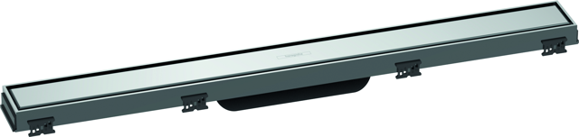 HG RainDrain Match Duschrinne 700 mm mit höhenverstellbaren Rahmen chrom