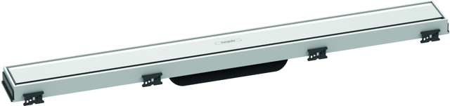 HG RainDrain Match Duschrinne 700 mm mit höhenverstellbaren Rahmen weiß