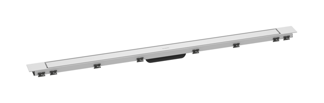 HG Fertigset Duschr.RainDrain Match Plus 1200 mm m.höhenverstellbar.Rahmen MW