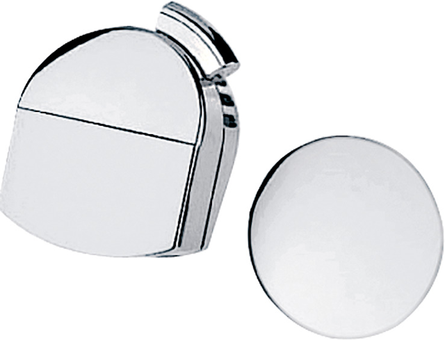 HG Ab-,Über und Einlaufgarnitur Exafill Plus Fertigset hohe Ausführung chrom