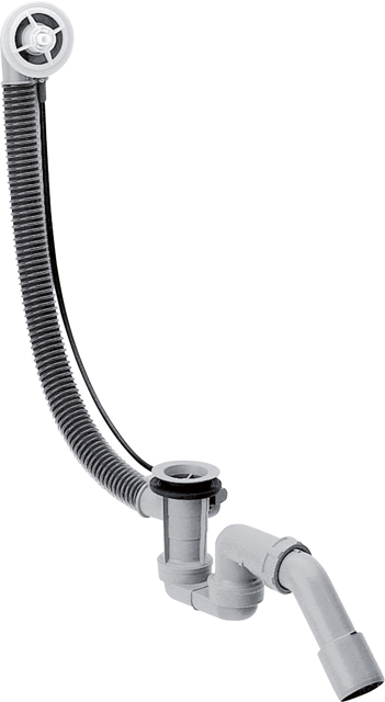 HG Wannenab-u.Überlaufgarnitur Flexaplus Grundset m.flex.Überlaufschlauch